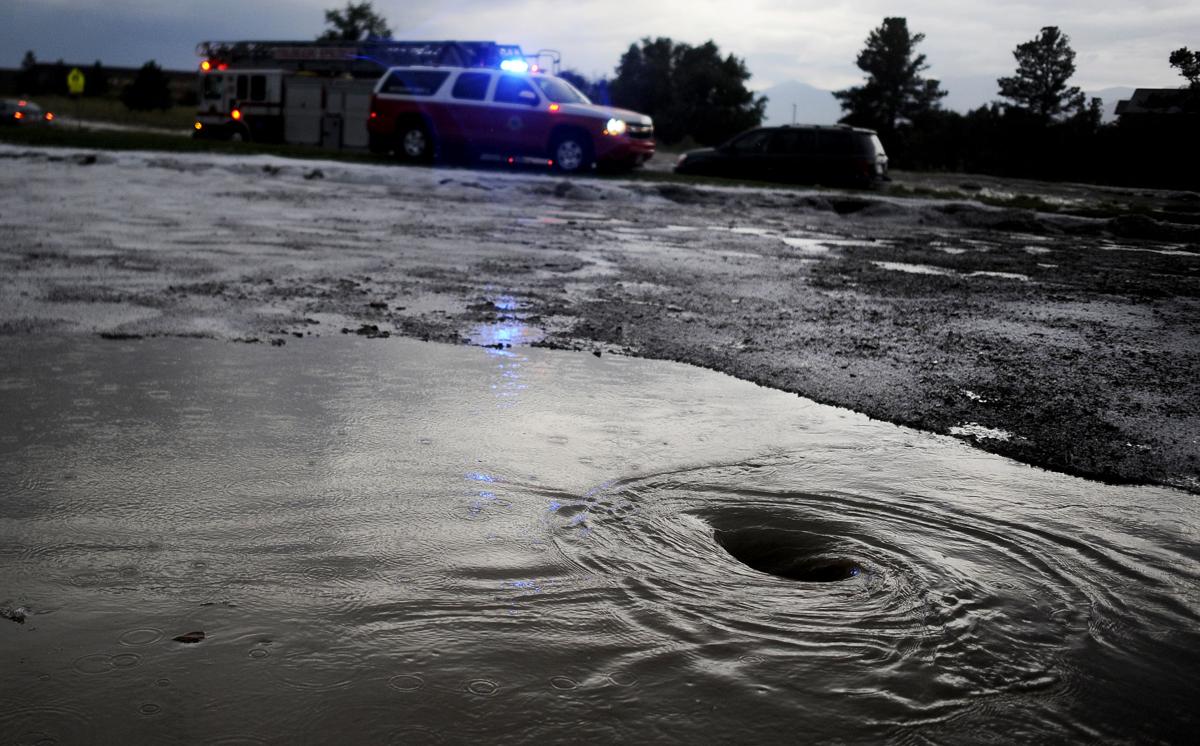 dangerous flooding, sink hole